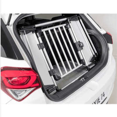 Kofferraumzaun Aluminium / Kunststoff Grau / Schwarz 94-114X69 CM